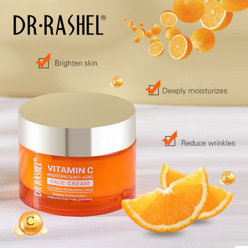 Dr Rashel Vitamin C Brightening & Anti-Aging Face Cream(50g) - Image 3