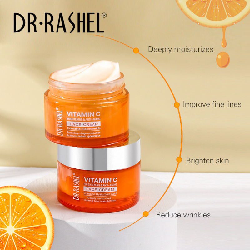 Dr Rashel Vitamin C Brightening & Anti-Aging Face Cream(50g) - Image 5